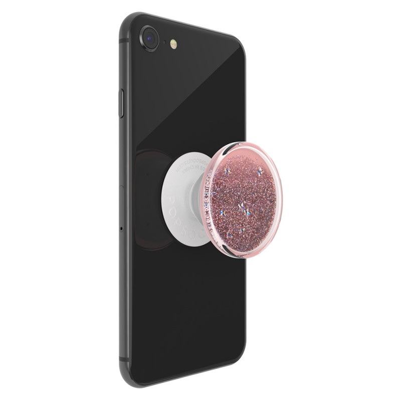 Оригинален попсокет PopSockets® PopGrip Luxe Tidepool Rose, Розов