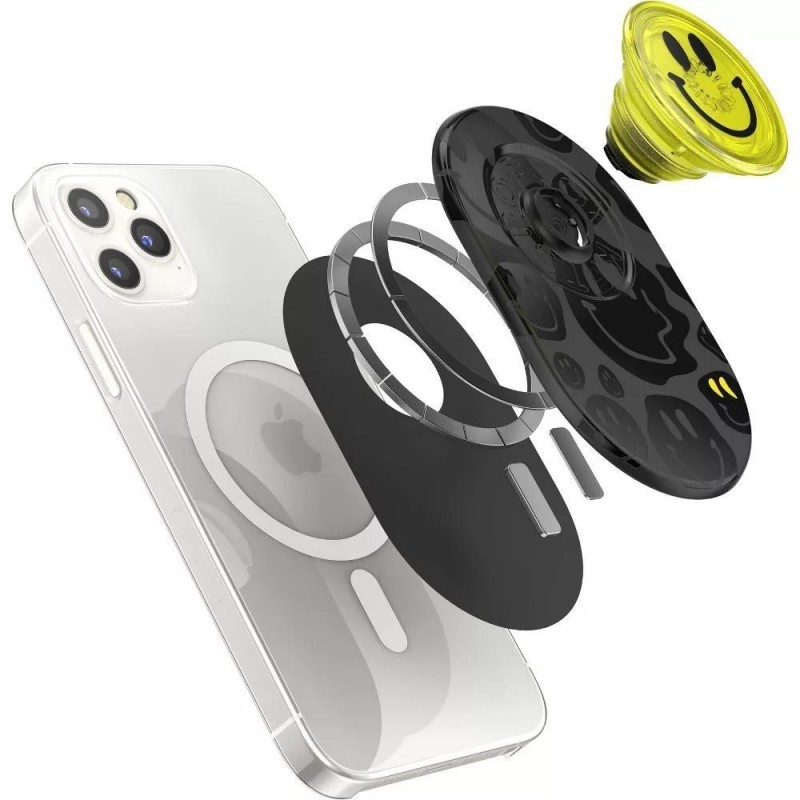 Оригинален попсокет PopSockets® PopGrip MagSafe All Smiles, Многоцветен