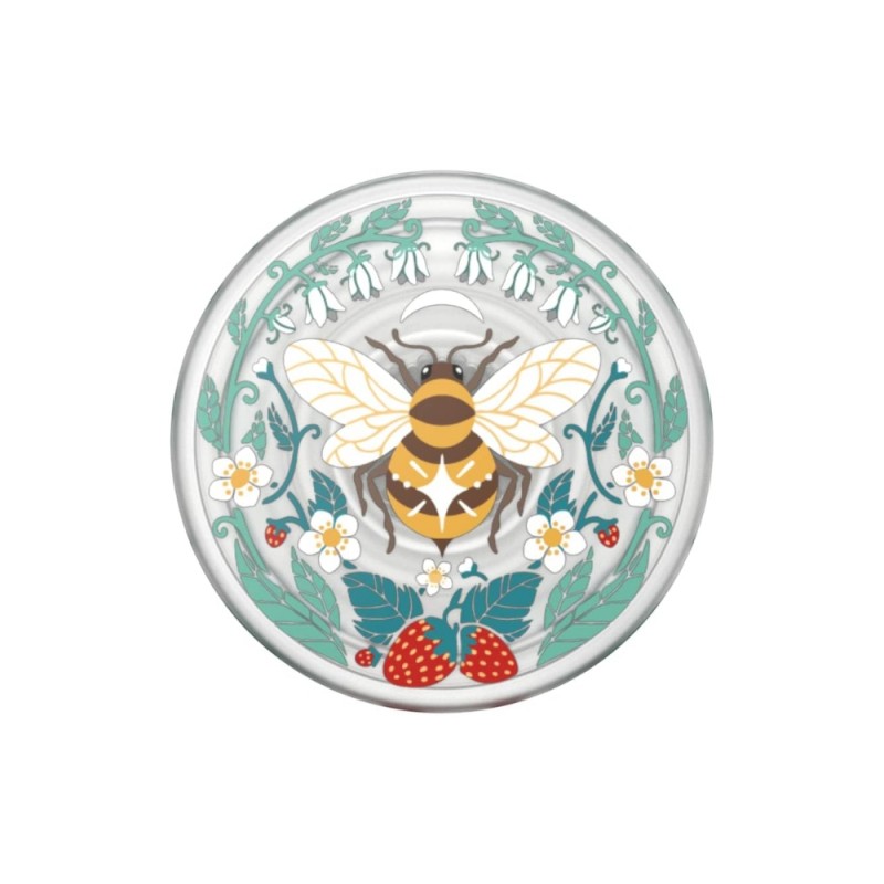 Оригинален попсокет PopSockets® PopGrip PlantCore Bee Boho, Многоцветен