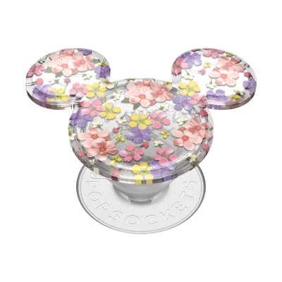 Оригинален попсокет PopSockets® PopGrip PopOut Earridescent Mickey Cascading Flowers, Многоцветен
