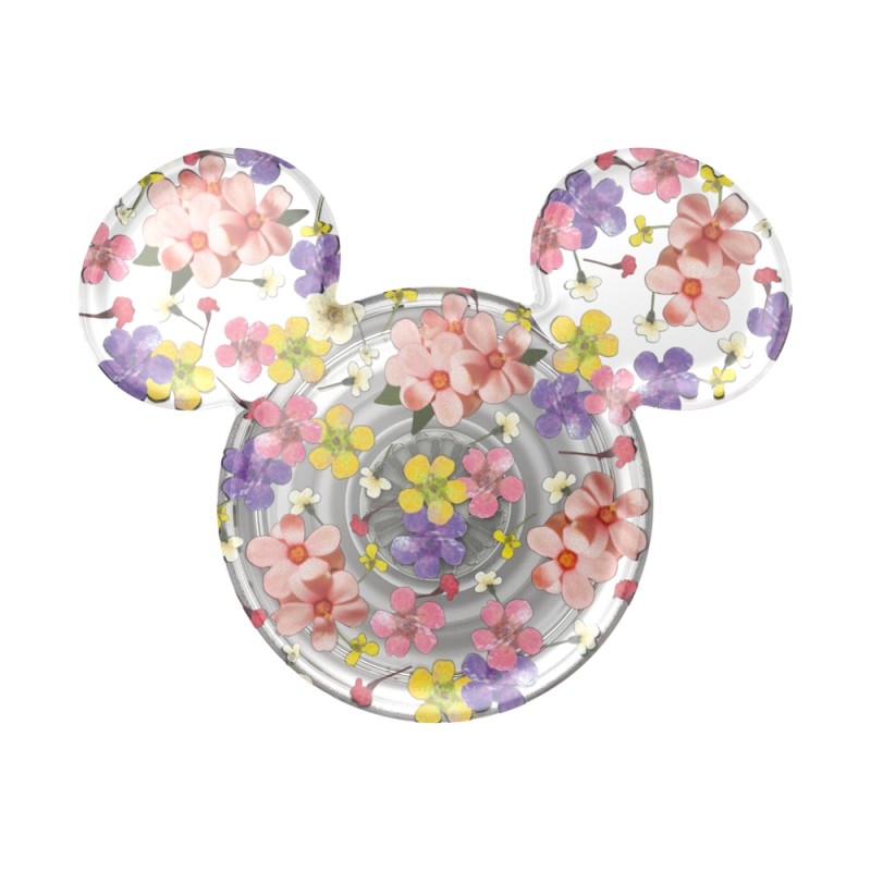 Оригинален попсокет PopSockets® PopGrip PopOut Earridescent Mickey Cascading Flowers, Многоцветен