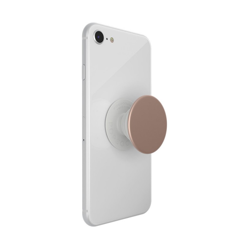 Оригинален попсокет PopSockets® PopGrip Premium Aluminum, Розово златен