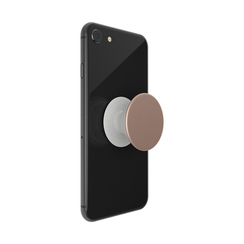 Оригинален попсокет PopSockets® PopGrip Premium Aluminum, Розово златен