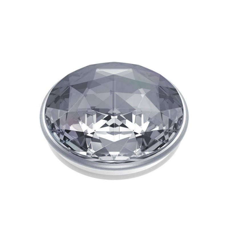 Оригинален попсокет PopSockets® PopGrip Premium Disco Crystal Silver, Сребрист
