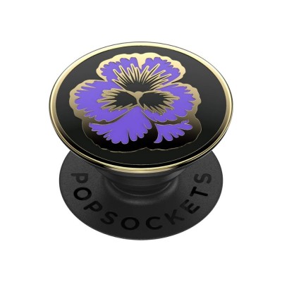Оригинален попсокет PopSockets® PopGrip Premium Enamel Flowering Iris, Многоцветен