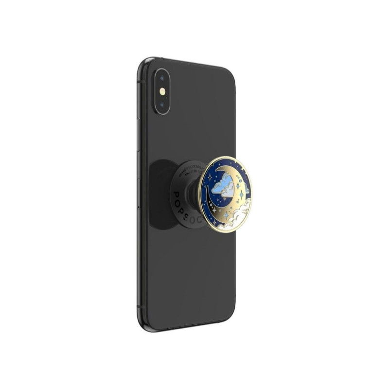 Оригинален попсокет PopSockets® PopGrip Premium Enamel Fly Me To The Moon, Многоцветен