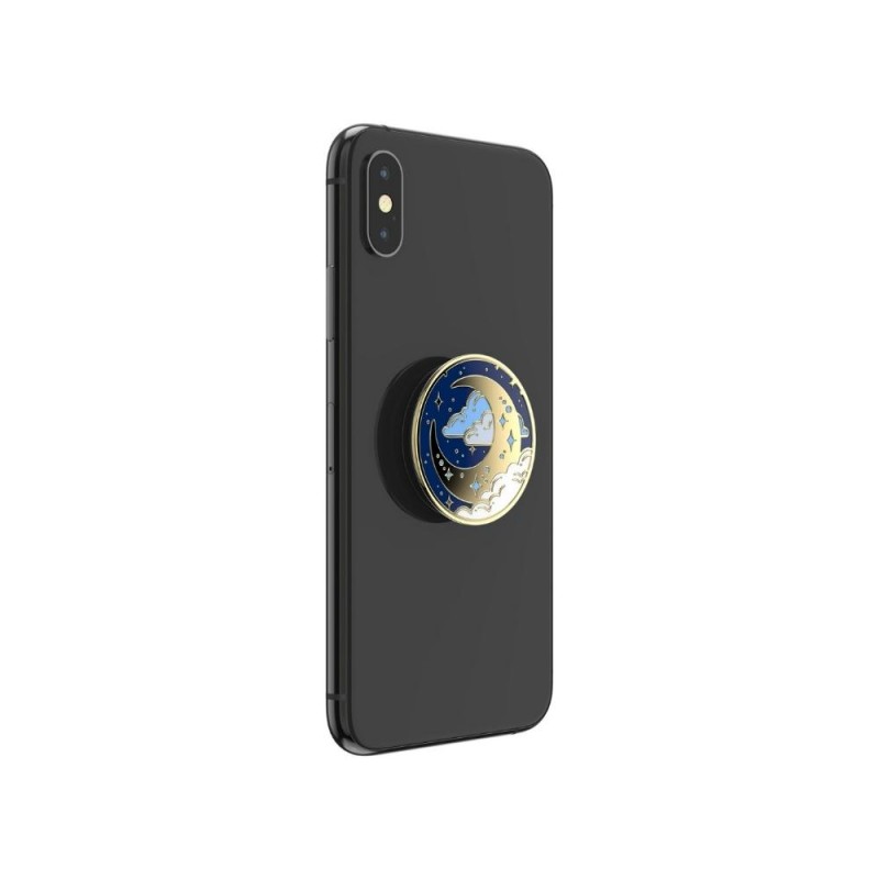 Оригинален попсокет PopSockets® PopGrip Premium Enamel Fly Me To The Moon, Многоцветен