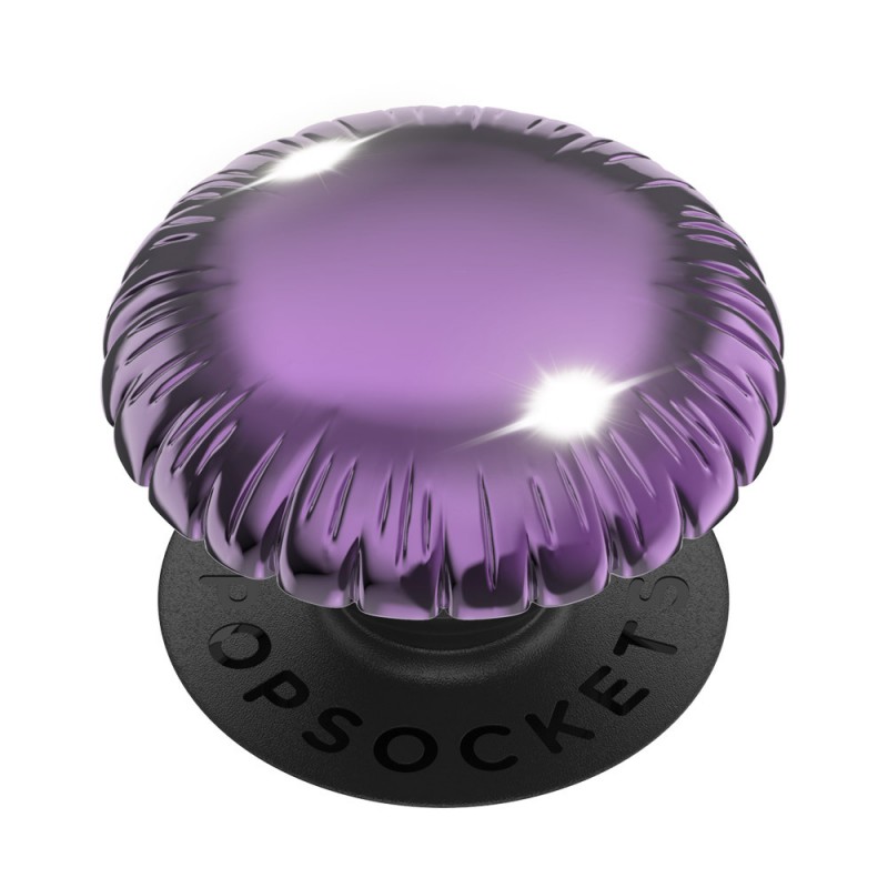 Оригинален попсокет PopSockets® PopGrip Premium Foil Balloon, Лилав