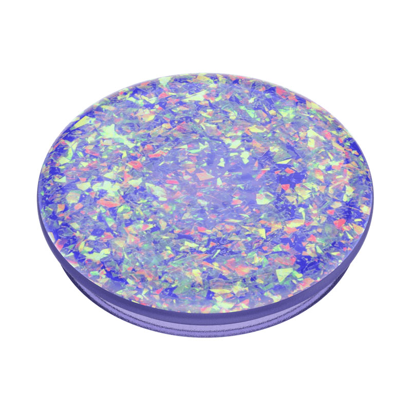 Оригинален попсокет PopSockets® PopGrip Premium Iridescent Confetti Ice, Лилав