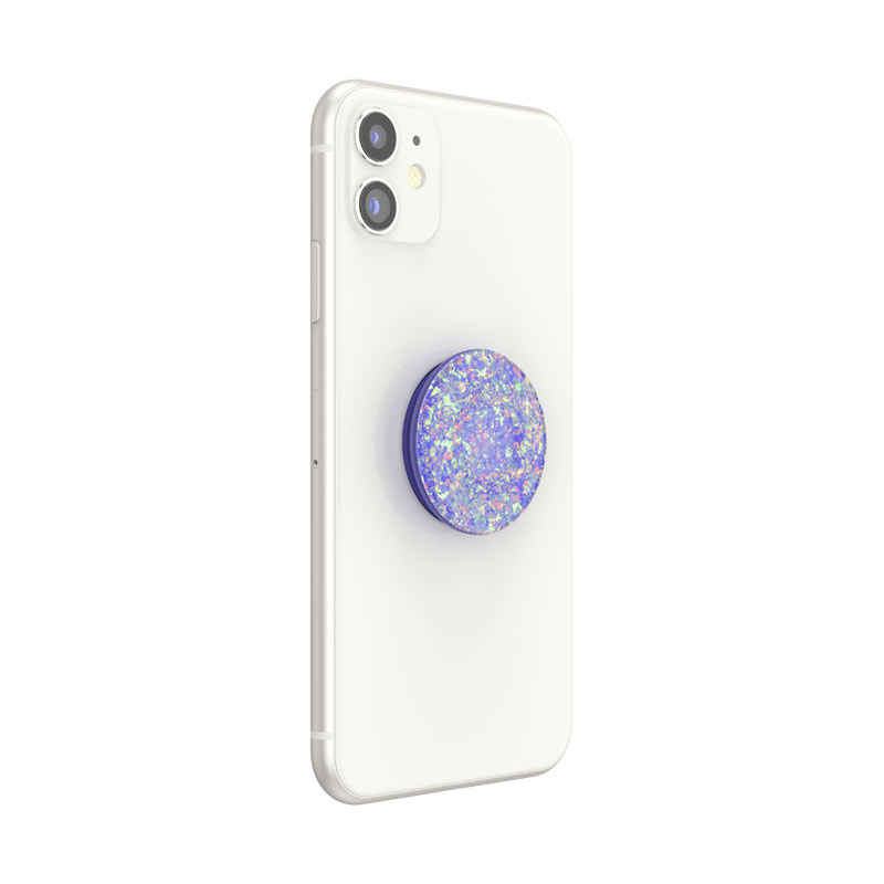 Оригинален попсокет PopSockets® PopGrip Premium Iridescent Confetti Ice, Лилав