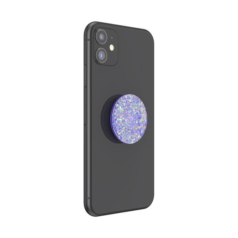 Оригинален попсокет PopSockets® PopGrip Premium Iridescent Confetti Ice, Лилав