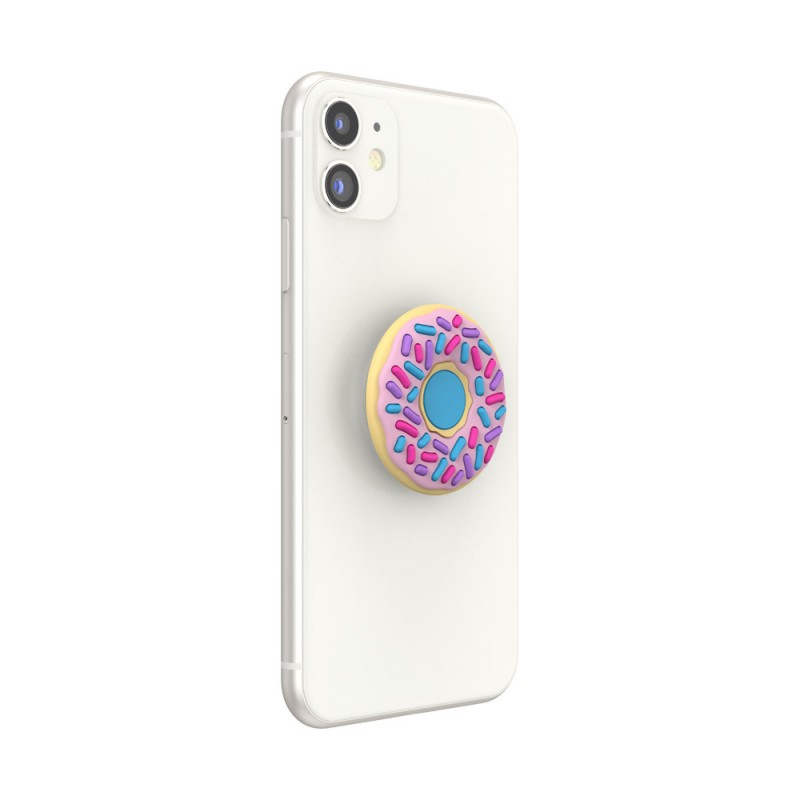 Оригинален попсокет PopSockets® PopGrip Premium PopOuts Dohnut, Многоцветен
