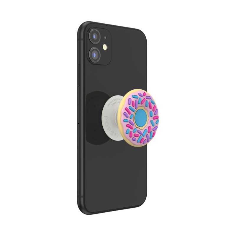 Оригинален попсокет PopSockets® PopGrip Premium PopOuts Dohnut, Многоцветен