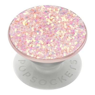 Оригинален попсокет PopSockets® PopGrip Premium Sparkle Rosebud, Розов