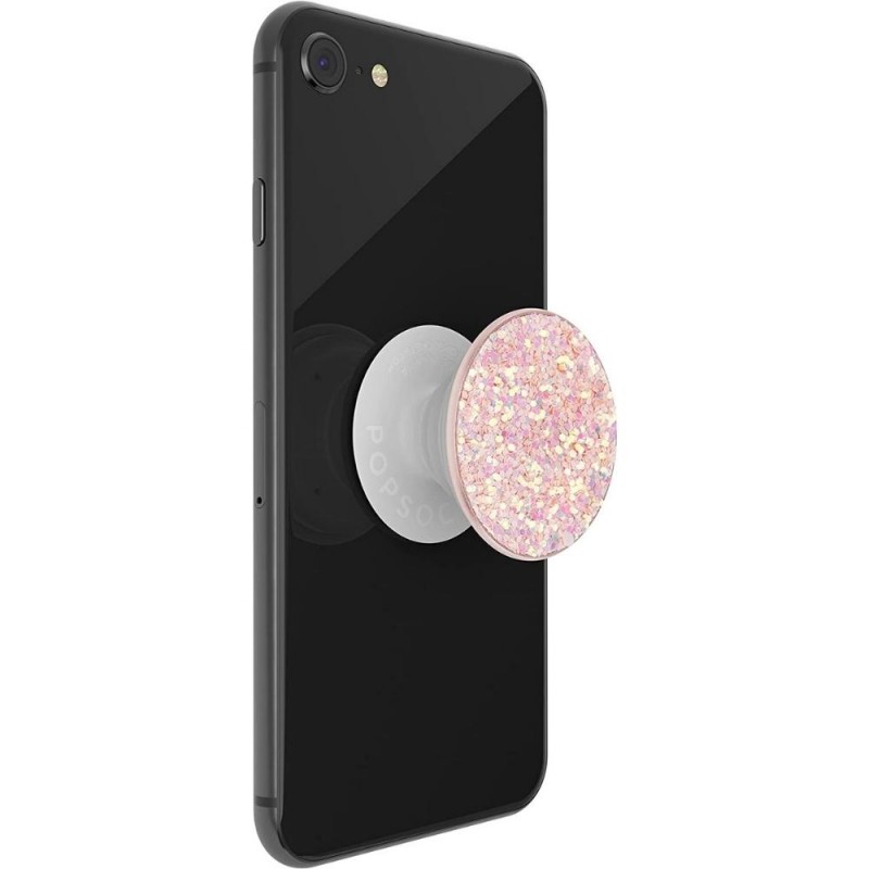 Оригинален попсокет PopSockets® PopGrip Premium Sparkle Rosebud, Розов