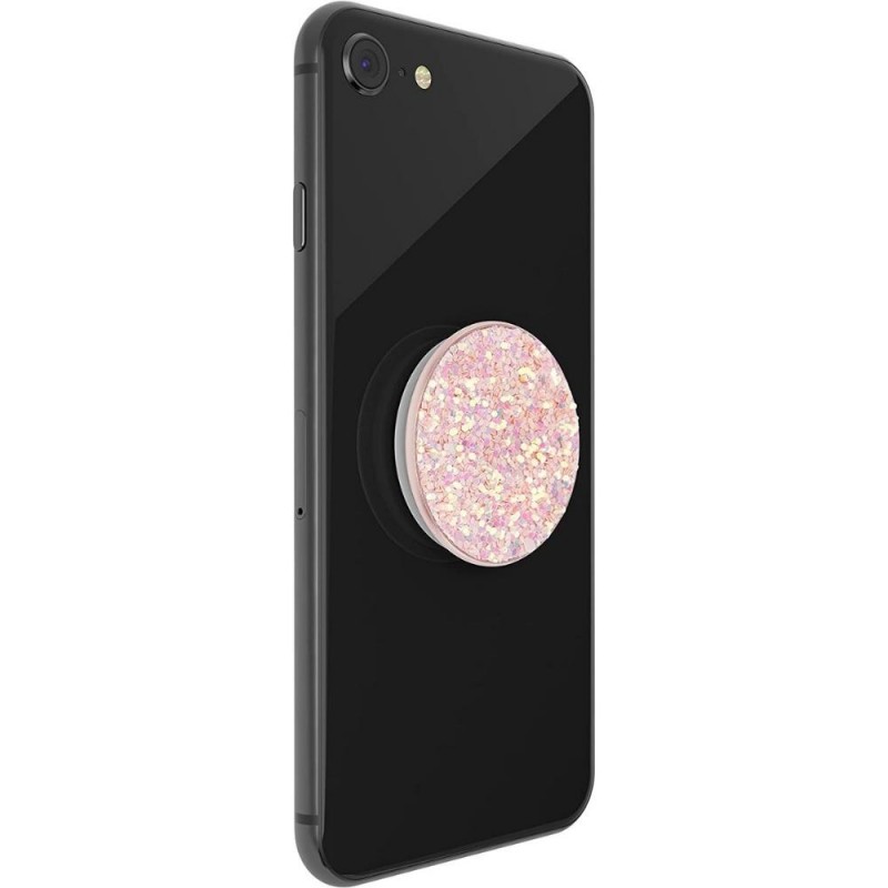 Оригинален попсокет PopSockets® PopGrip Premium Sparkle Rosebud, Розов