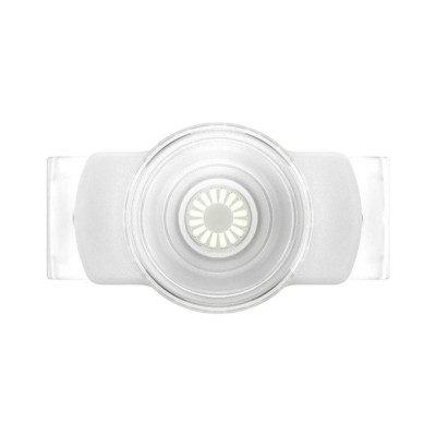 Оригинален попсокет PopSockets® PopGrip Slide Stretch, Бял/Прозрачен