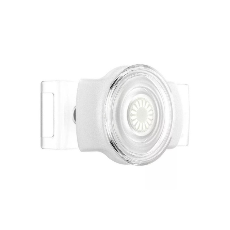 Оригинален попсокет PopSockets® PopGrip Slide Stretch, Бял/Прозрачен