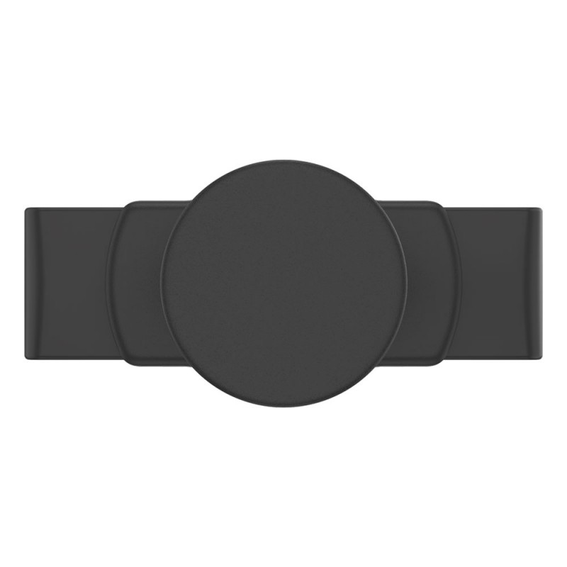 Оригинален попсокет PopSockets® PopGrip Slide Stretch, Черен