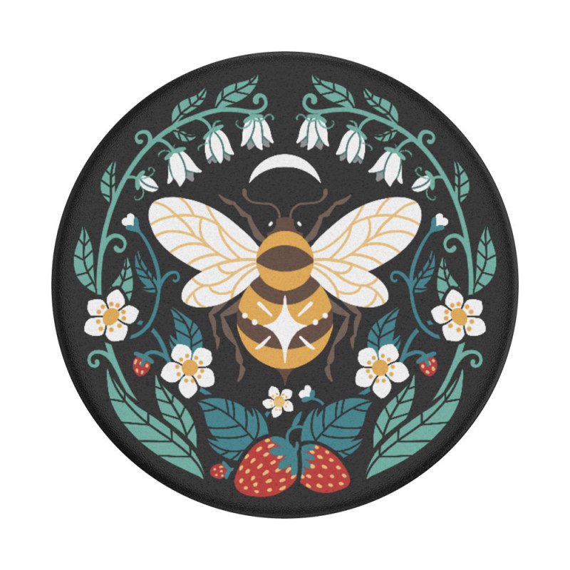 Оригинален попсокет PopSockets® PopGrip Standard Bee Boho, Многоцветен