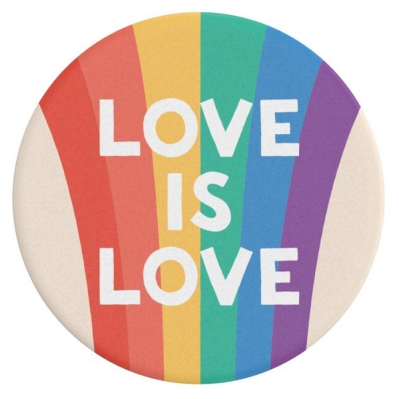 Оригинален попсокет PopSockets® PopGrip Standard Love is Love, Многоцветен