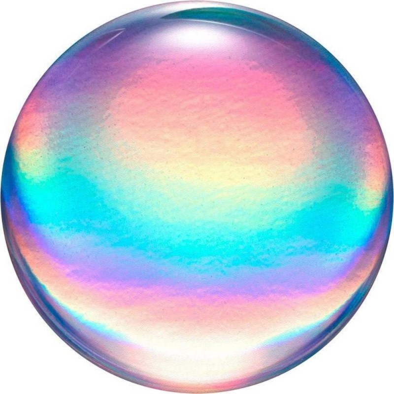 Оригинален попсокет PopSockets® PopGrip Standard Rainbow Orb Gloss, Многоцветен
