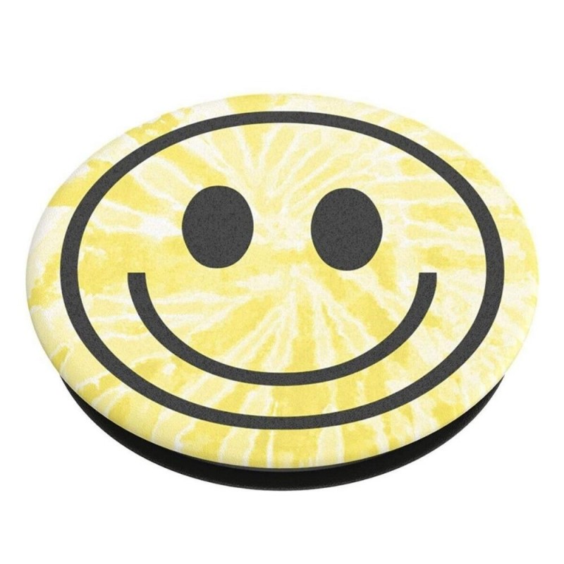 Оригинален попсокет PopSockets® PopGrip Standard Tie Dye Smiley, Многоцветен