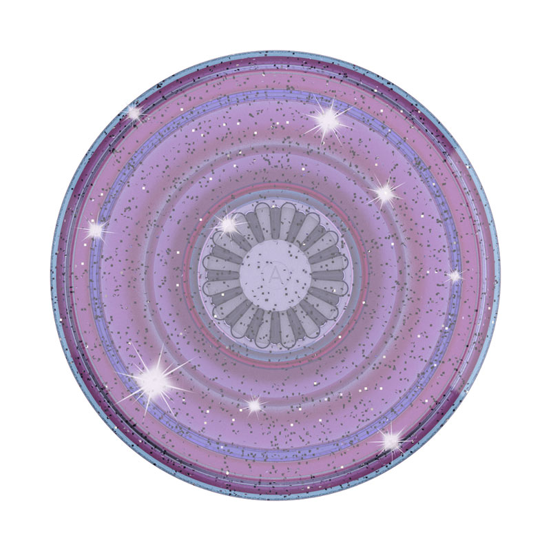 Оригинален попсокет PopSockets® PopGrip Standard Translucent glitter Lavender, Лилав