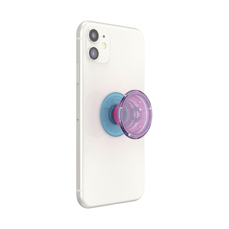 Оригинален попсокет PopSockets® PopGrip Standard Translucent glitter Lavender, Лилав