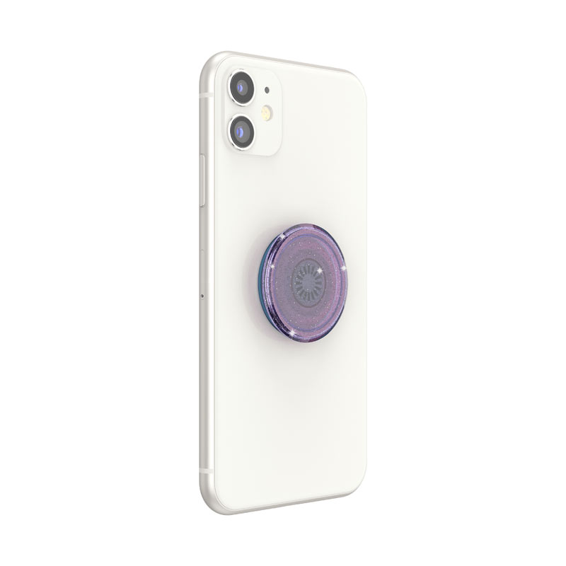 Оригинален попсокет PopSockets® PopGrip Standard Translucent glitter Lavender, Лилав