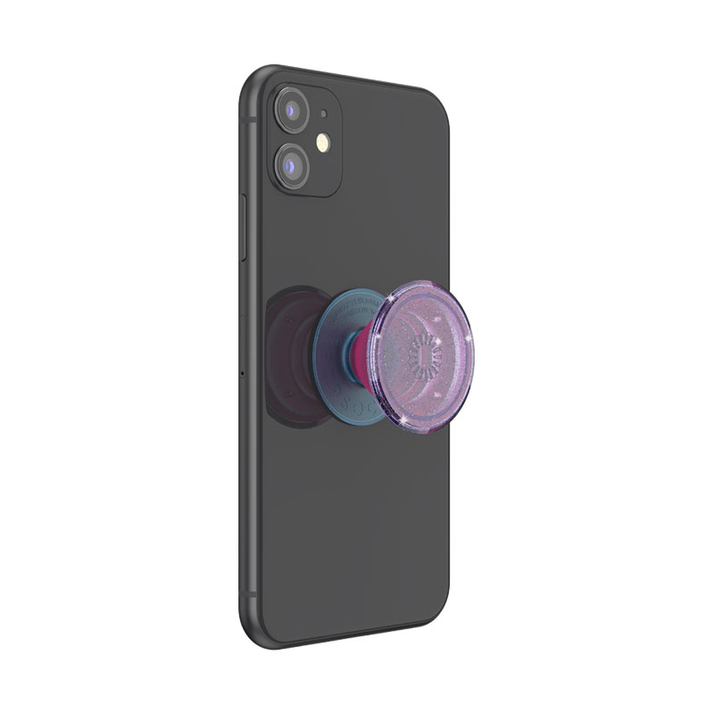 Оригинален попсокет PopSockets® PopGrip Standard Translucent glitter Lavender, Лилав