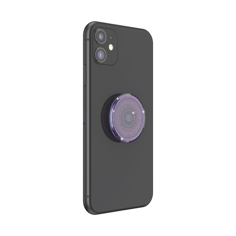 Оригинален попсокет PopSockets® PopGrip Standard Translucent glitter Lavender, Лилав
