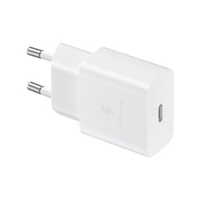 Оригинално Зарядно устройство адаптер Samsung 15W USB-C, EP-T1510NWEGEU, 220V Fast Charging в кутия, Бял