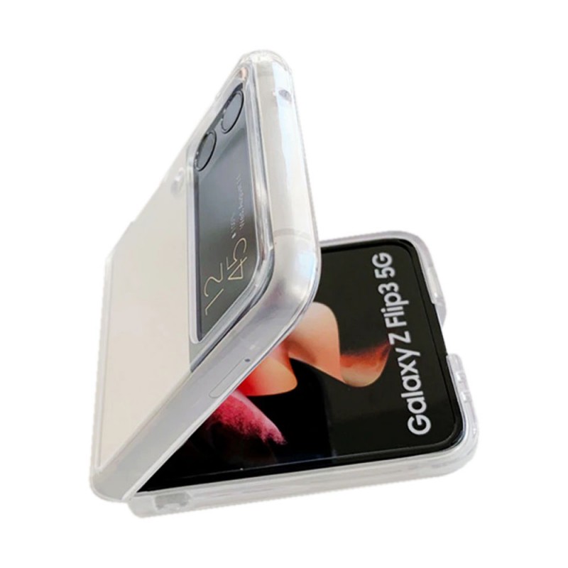Пластмасов кейс MBX, За Samsung Galaxy Z Flip3 5G, Прозрачен