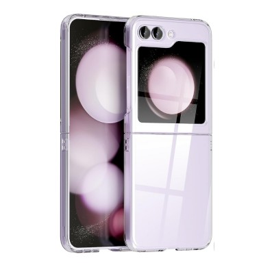 Пластмасов кейс MBX, За Samsung Galaxy Z Flip5 5G, Прозрачен