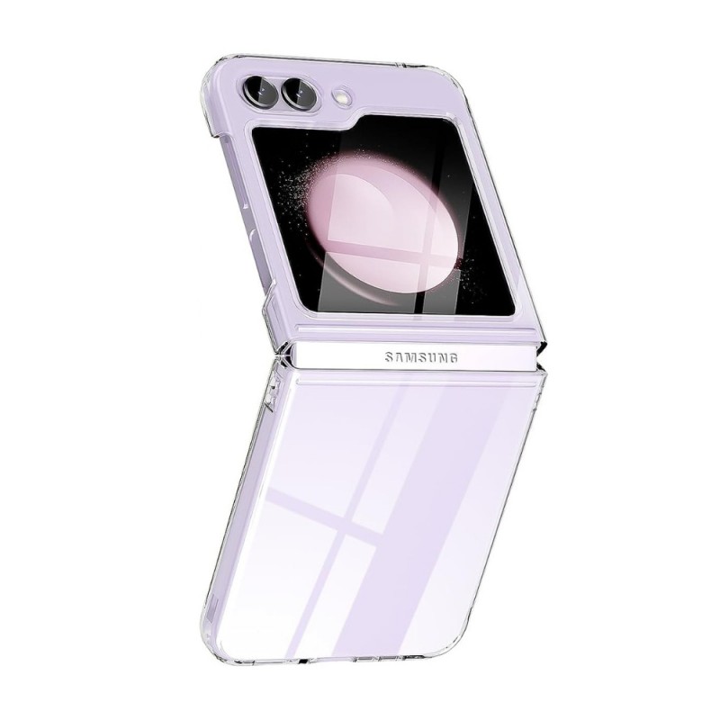 Пластмасов кейс MBX, За Samsung Galaxy Z Flip5 5G, Прозрачен