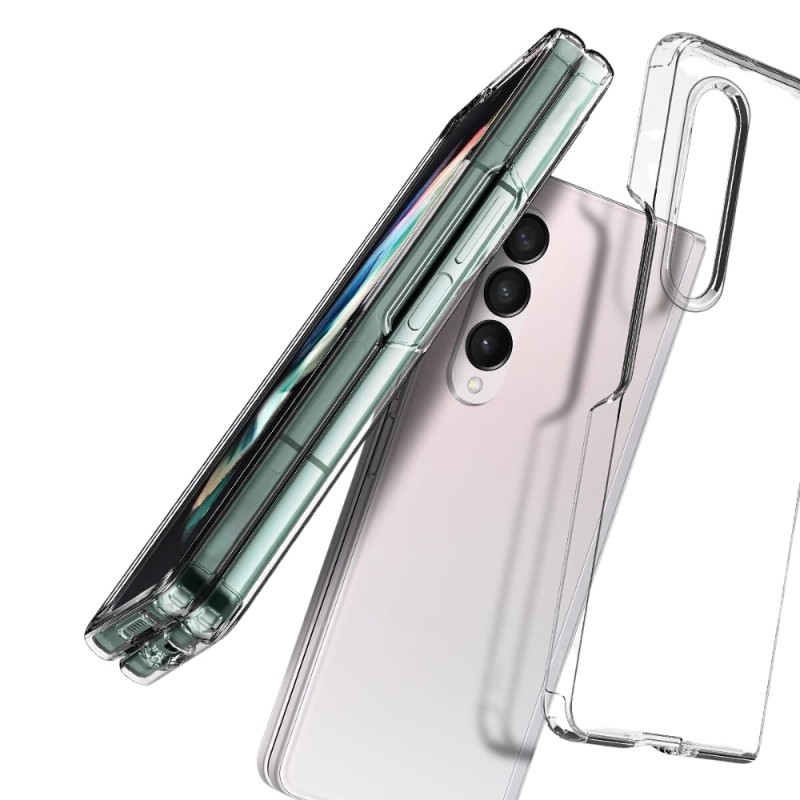 Пластмасов кейс MBX, За Samsung Galaxy Z Fold4 5G, Прозрачен