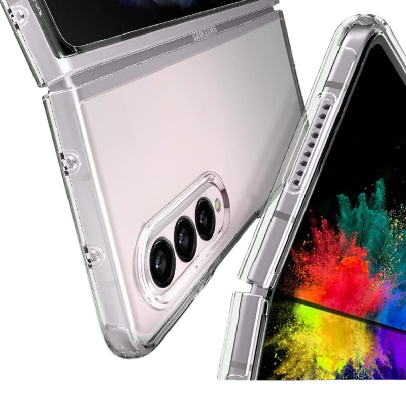 Пластмасов кейс MBX, За Samsung Galaxy Z Fold4 5G, Прозрачен