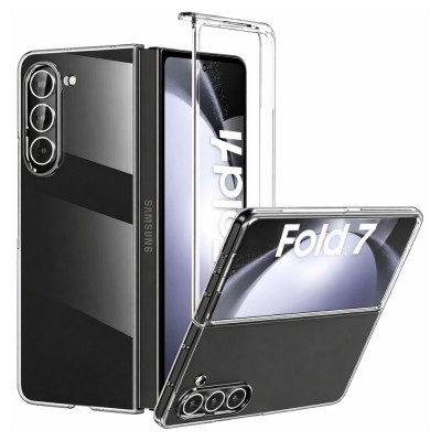 Пластмасов кейс MBX, За Samsung Galaxy Z Fold7, Прозрачен