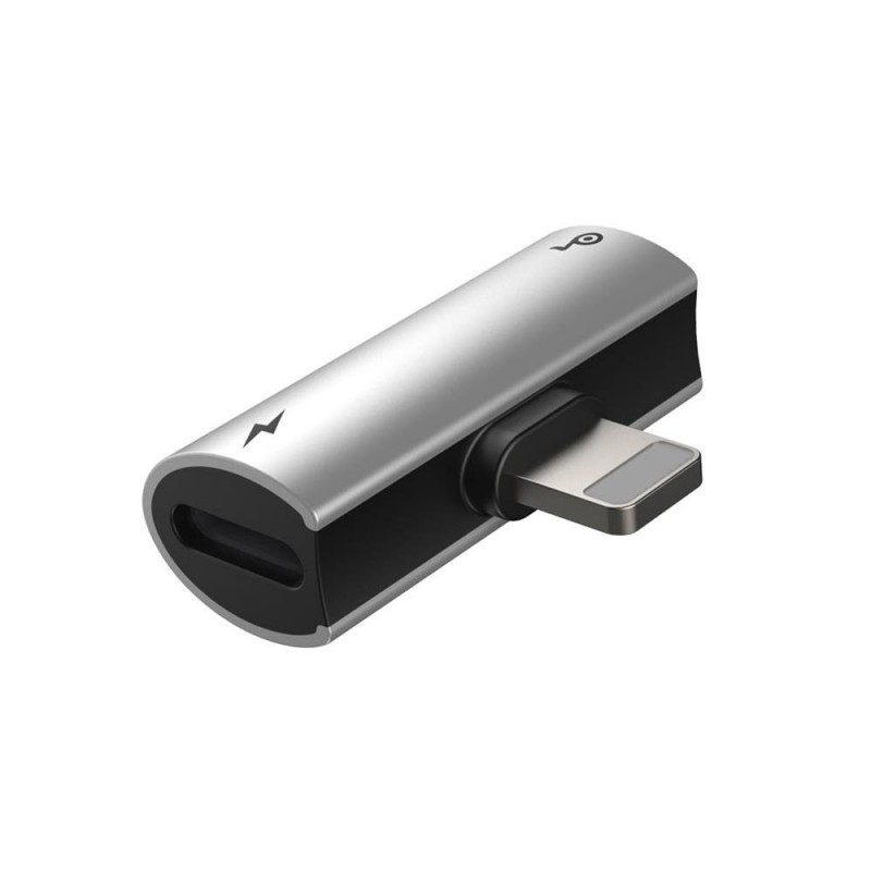 Адаптер Baseus L46, Lightning към 2 x Lightning, Сребрист
