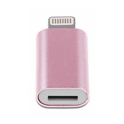 Преходник адаптер Micro USB към iPhone, HQ, Многоцветен