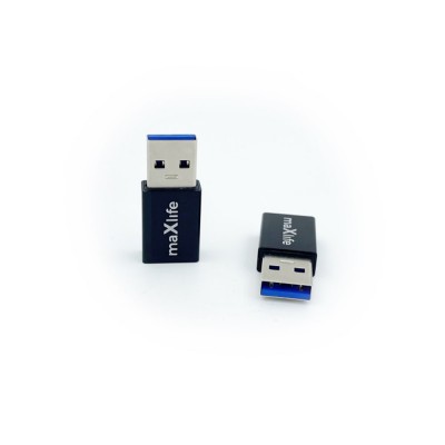 Преходник адаптер USB-C към USB 3.0, Maxlife, Черен