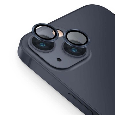 Протектор задна камера метални рингове MBX за iPhone 13, 13 Mini, Черен