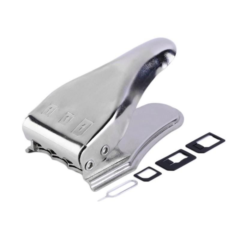 Резачка за карти 3 в 1 Nano и Micro SIM комбинирана