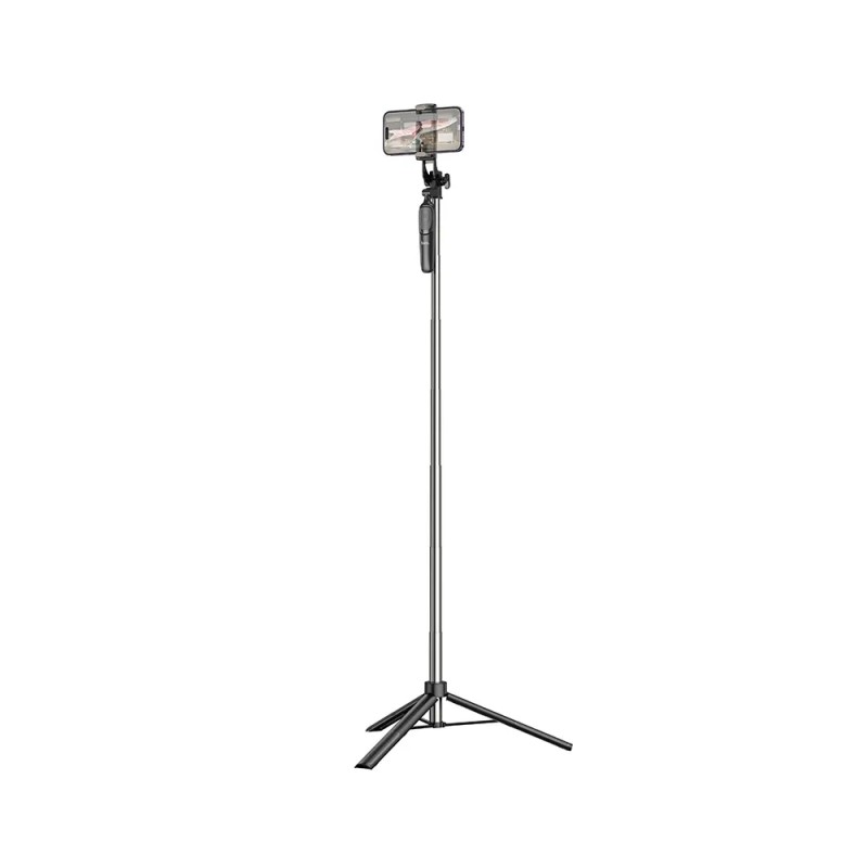 Селфи стик Hoco K19 трипод статив с безжично дистанционно управление, черен