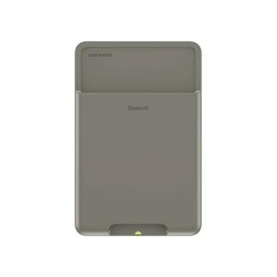 Силиконов държач за карти Baseus, Тъмносив