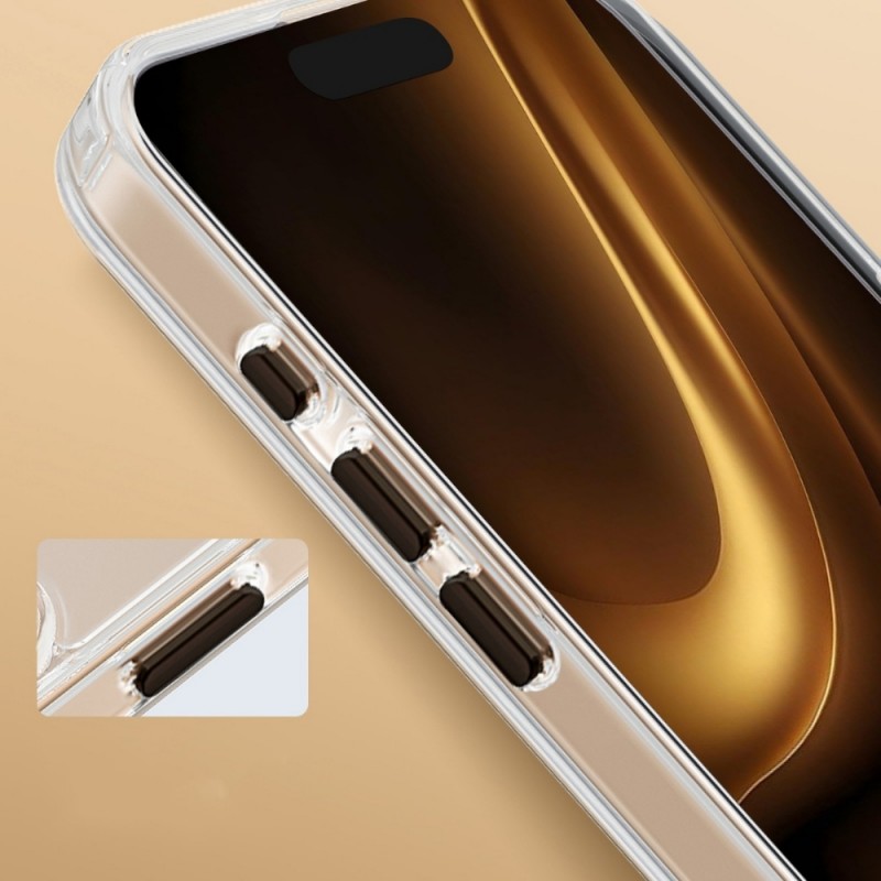 Силиконов кейс bSmart Clear Thin Magsafe, За iPhone 17 Air (6.9), Черен