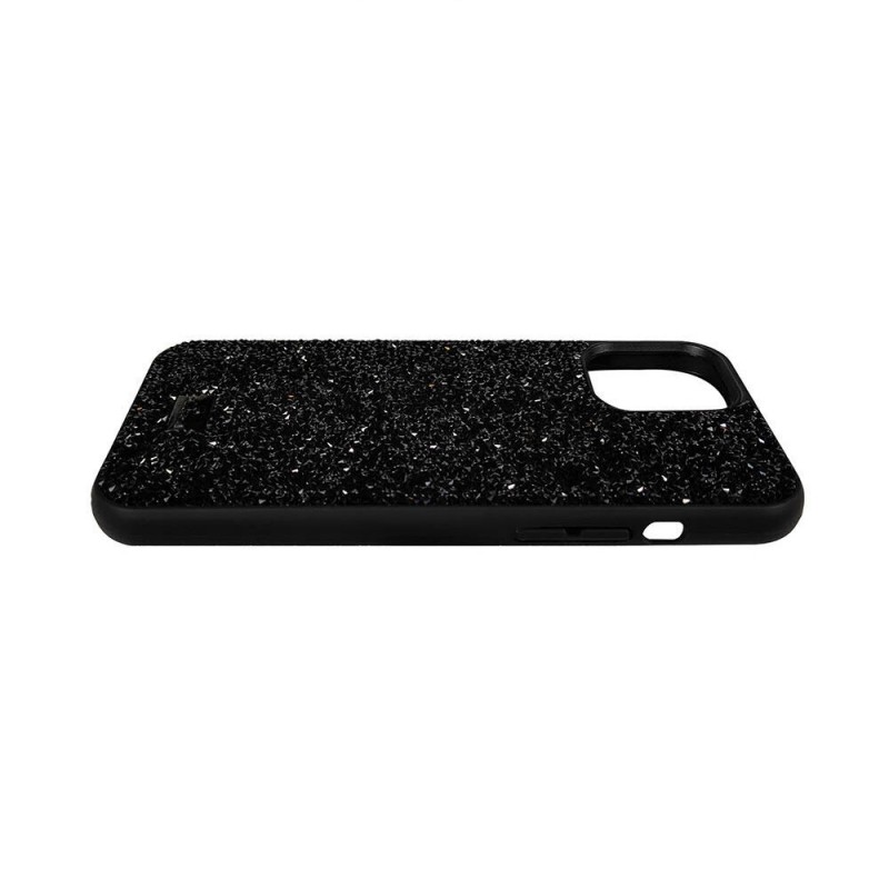 Силиконов кейс bSmart Diamond, За Samsung Galaxy S22 Ultra 5G (S908B), Черен
