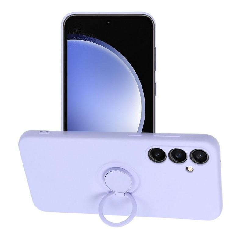 Силиконов кейс bSmart Finger Grip, За Samsung Galaxy A35 (A356B), Пурпурен