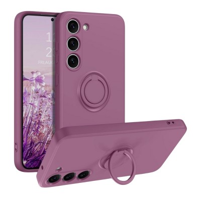 Силиконов кейс bSmart Finger Grip, За Samsung Galaxy A36, Лилав